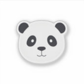 Schattige panda sticker (Voorkant)