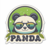 Schattige Panda Stickers voor elke gelegenheid (Voorkant)