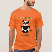 Schattige panda t-shirt (Voorkant)