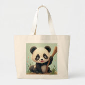 schattige panda tas (Voorkant)