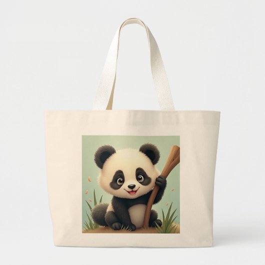 schattige panda tas (Voorkant)
