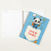 Schattige panda terug naar school-notitie planner (Display)