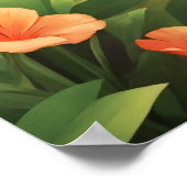 Schattige Panda Treinrit AI Kunst Poster (Hoek)