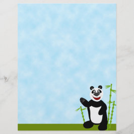 Schattige Panda Vriend Fun Bamboe Liefde Cartoon