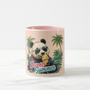 Schattige Panda Zoete Zomer Mok