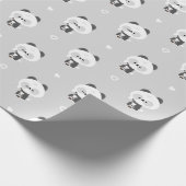 Schattige Pandabarista Cadeaupapier (Hoek)