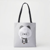 Schattige Pandabarista Tote Bag (Voorkant)