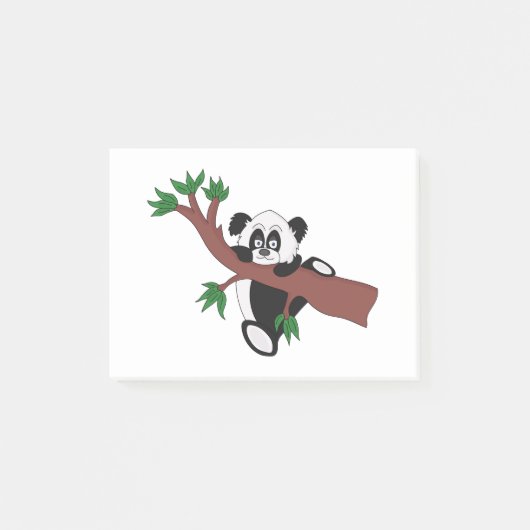 Schattige pandabeer post-it® notes (Voorkant)