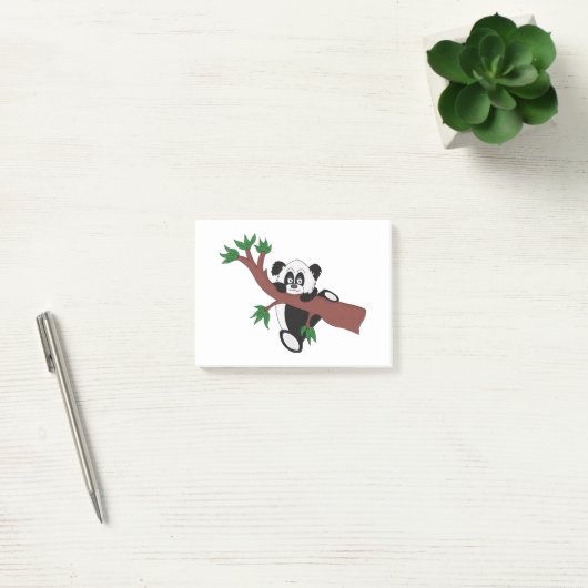 Schattige pandabeer post-it® notes (Kantoor)