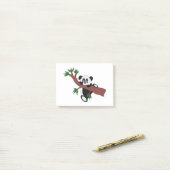 Schattige pandabeer post-it® notes (Op bureau)