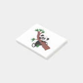 Schattige pandabeer post-it® notes (Schuin)