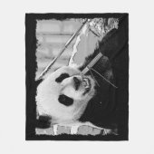 Schattige Pandabeerwelp Fleece Deken (Voorkant)