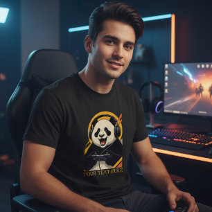 Schattige Pandagamer Grappig Game Dier T-shirt