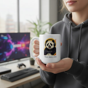 Schattige Pandagamer   Grappig Gaming Dieren Cadea Koffiemok