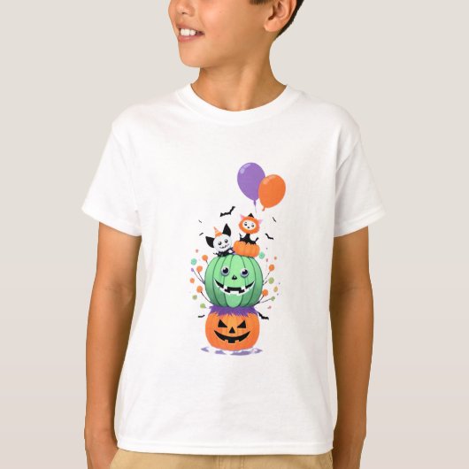 Schattige pandamonster t-shirt (Voorkant)