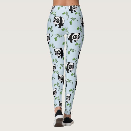 Schattige Pandas Leggings (Achterkant)