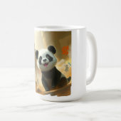 Schattige Pandavibes Koffiemok (Voorkant rechts)