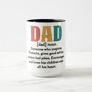 Schattige papa-definitie mok