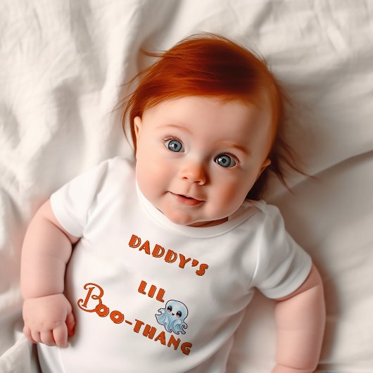 Schattige "Papa's LiL Boo-Thang" Halloween Romper