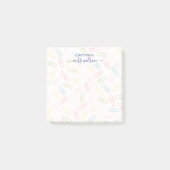 Schattige paperclippatroon van docent post-it® notes (Voorkant)