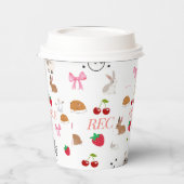 Schattige papercups papieren bekers (Links)