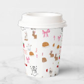 Schattige papercups papieren bekers (Rechts)