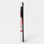 Schattige Papillon Hond Kerstmis Sinterklaas Hoed Case-Mate iPhone Case (Achterkant/links)