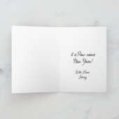 Schattige Papillon Watercolor Gepersonaliseerd Ker Kaart (Binnen)