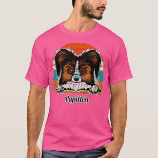 schattige papillonhond t-shirt