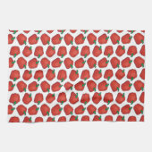 schattige paprika met rode klokje theedoek (Horizontaal)