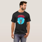 Schattige parachutist t-shirt (Voorkant volledig)