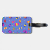 Schattige paraplu bagagelabel (Achterkant horizontaal)