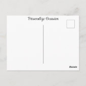  Schattige Parkiet Budgie Portrait Flowers Briefkaart (Achterkant)