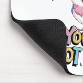 Schattige Parrot Desk Mat Muismat (Hoek)
