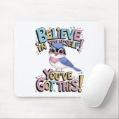 Schattige Parrot Desk Mat Muismat (Met muis)