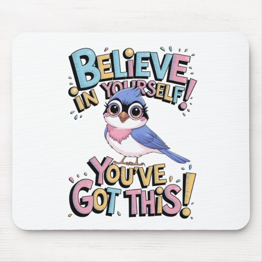 Schattige Parrot Desk Mat Muismat (Voorkant)