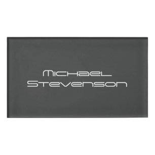 Schattige Pas Tekst Bedrijf Minimalistisch Duideli Naambadge