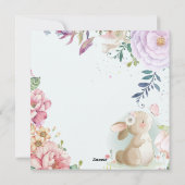 Schattige Pasen Feestdagenkaart (Achterkant)