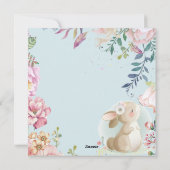 Schattige Pasen Feestdagenkaart (Achterkant)