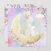 Schattige Pasen Kaart (Voorkant / Achterkant)