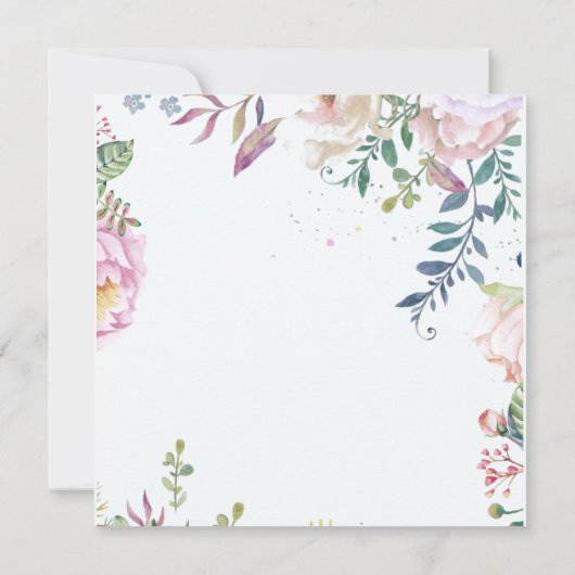 Schattige Pasen Kaart (Achterkant)