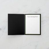 Schattige Pasen koe bericht toevoegen Feestdagen Kaart (Binnen)