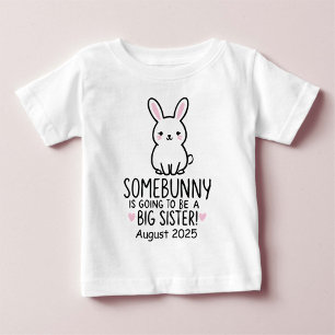 Schattige Pasen Konijn Grote Zus Nieuwe Baby Aanko