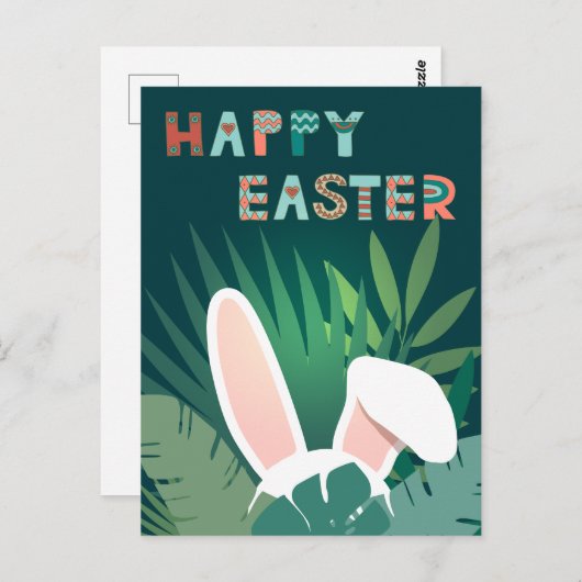 Schattige Paskaart Briefkaart (Voorkant / Achterkant)