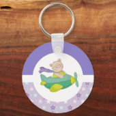 Schattige pastedtedia Sleutelhanger (Voorkant)