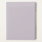 Schattige pastel bloem abstracte planner (Achterkant)