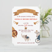 Schattige pastel carnaval verjaardagsthema kaart (Staand voorkant)