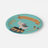 Schattige pastel carnaval verjaardagsthema papieren bordje (Gekanteld)