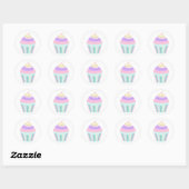 Schattige Pastel Cupcake Bakkerij Sticker Gebak Ch (Vel)
