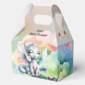 Schattige Pastel Dragon Baby shower Bedankdoosjes (Voorkant)